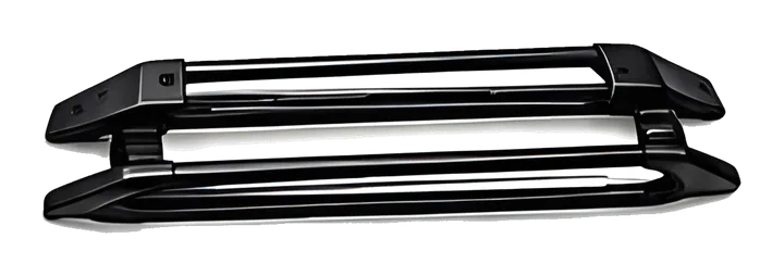 Pair of black roof rails